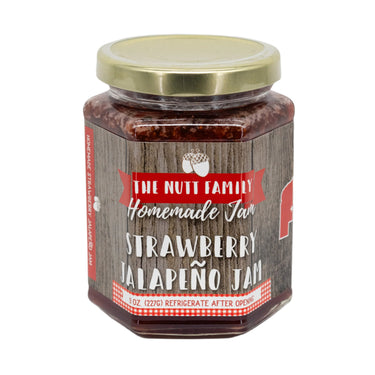 Strawberry Jalapeño Jam | 9 oz. Jar | Pack of 3 | Spicy Fruit Jam | Made with Fresh Fruit | Made in Ravenna, NE